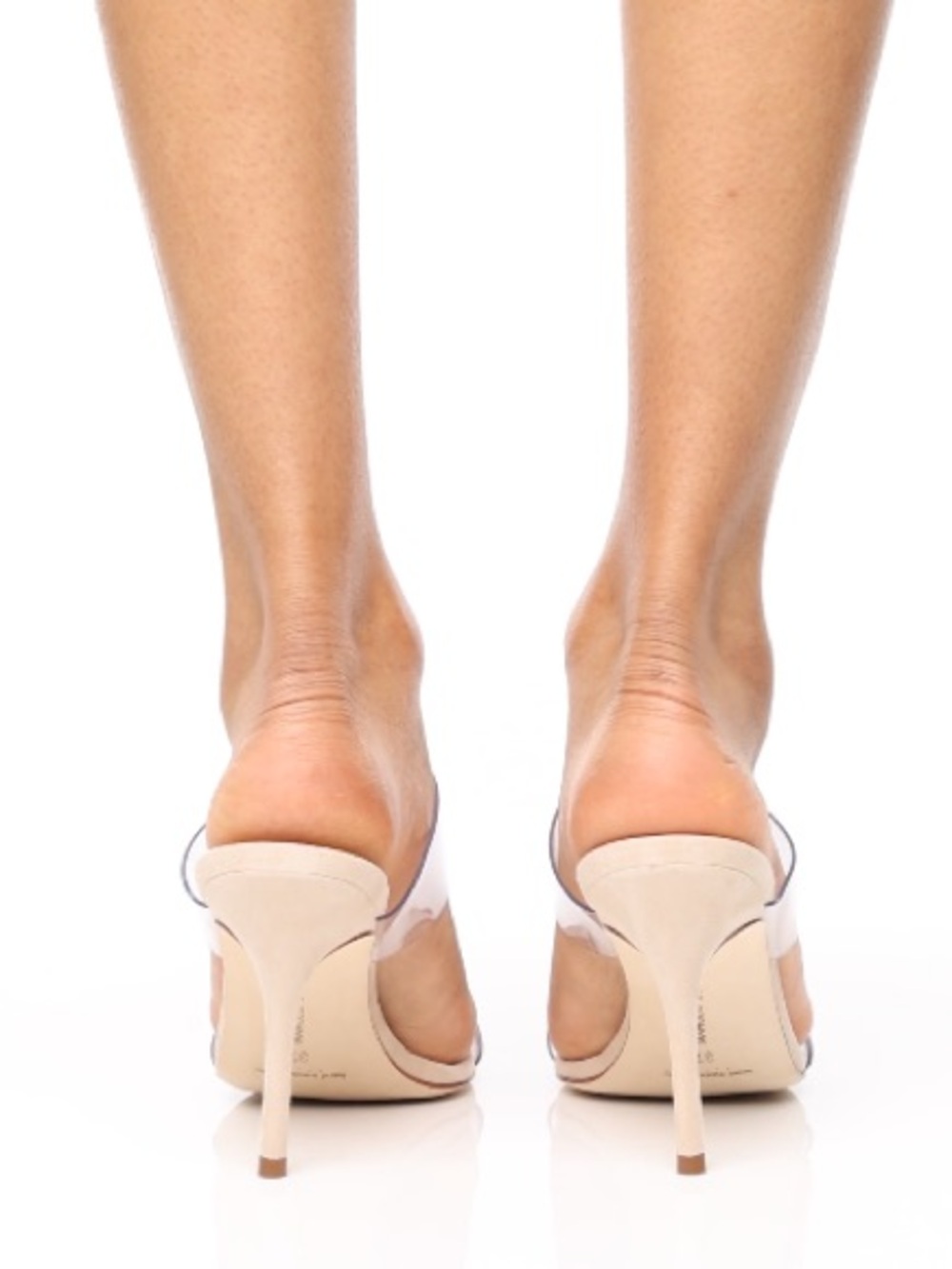 Women’s Sz. 38.5 NWT Manolo Blahnik Scolto Heel w/Clear Straps - Picture 7 of 15